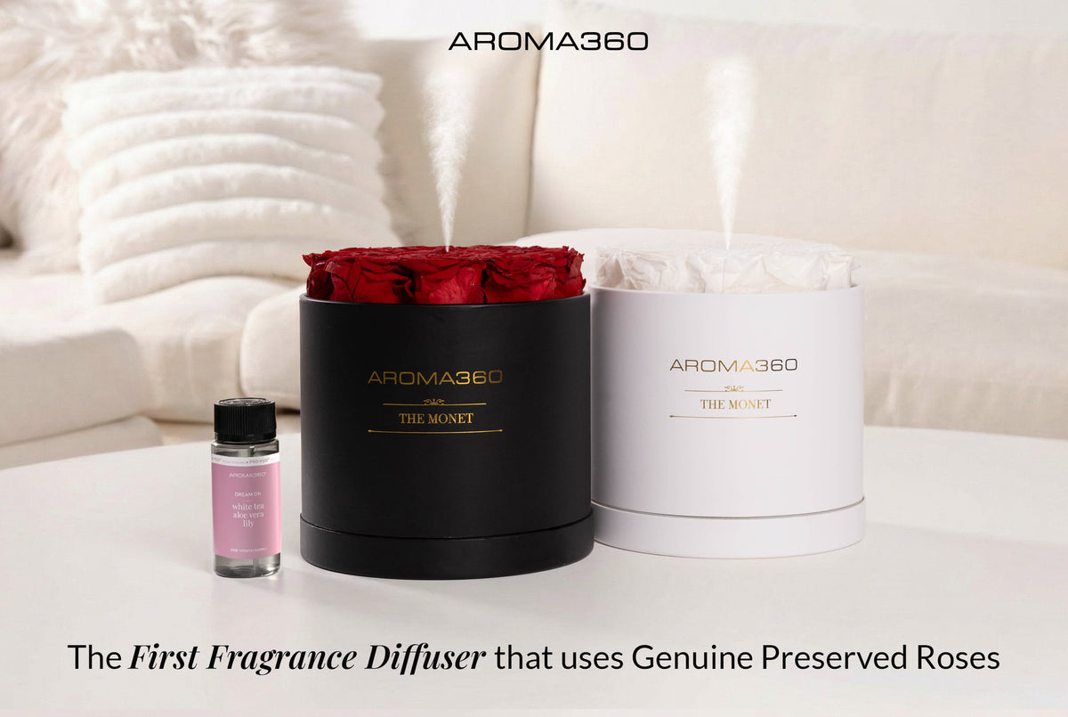 Aroma360 Launches The Monet Scent Diffuser: The World’s First Diffuser Featuring Real Preserved Roses